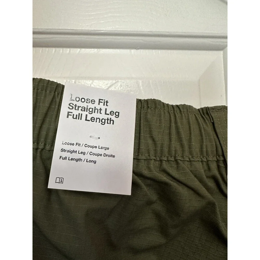 Size S Nike Sportswear Club Woven Cargo Pant Men Green HV1433-222 Loose Straight